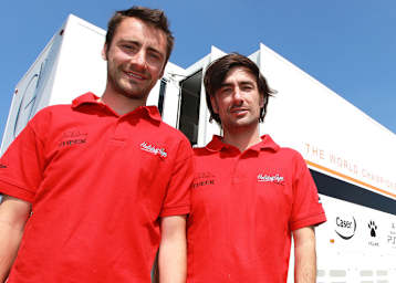 Pablo Nieto mit Bruder Angel «Gelete»» Nieto
