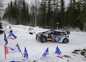 Sébastien Ogier im norwegischem Schnee