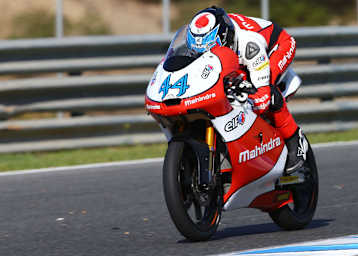 Miguel Oliveira beim Mahindra-Test im November 2013 in Jerez