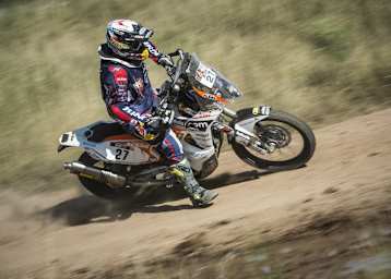 Matthias Walkner schaffte bereits auf der dritten Etappe die Sensation