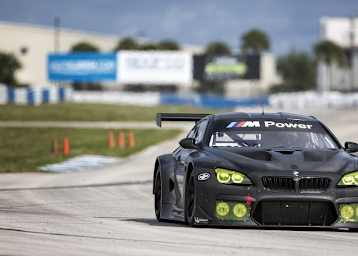 Der BMW M6 GTLM bei Testfahren in Sebring