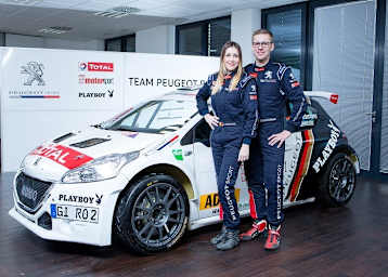 Das Peugeot-Team: Lara Vanneste und Christian Riedemann