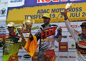 Auf dem Podium in Tensfeld herrschte Punktgleichstand