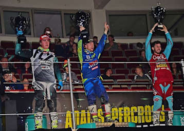 Das SX1-Podium am Freitag