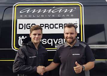 Justin Amian (re.) und Davy Pootjes