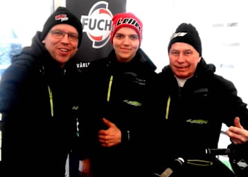 Vater Ulf Ledström, Ove Ledström und Per-Olof Serenius