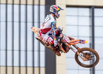 WM-Leader Jorge Prado gewann den ersten MX2-Lauf in Palembang (Indonesien)