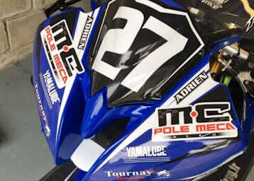 Die 27 war das Motorrad von Adrien Protat