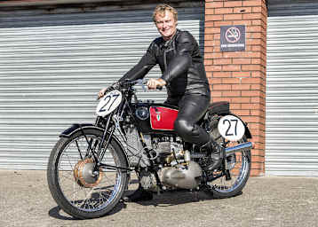 Ralf Waldmann mit der DKW 250 ccm