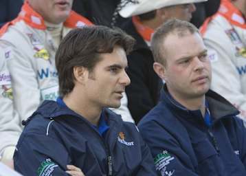 Bei den 24h Daytona 2007: Jeff Gordon (li.) mit Jan Magnussen
