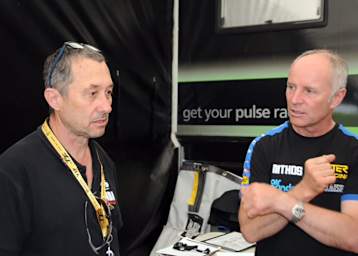 Loris Reggiani mit Ian Lougher auf der Isle of Man