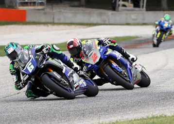 Die Yamaha-Asse Cameron Beaubier (6) und Joshua Herrin (2)