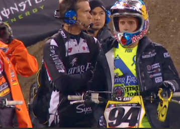 Ken Roczen vor dem Start zur Supercross-WM in Anaheim