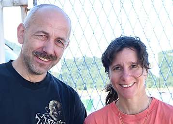 Mike Roscher mit Beifahrerin Anna Burkard