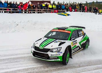 Kalle Rovanperä im verschneiten Schweden