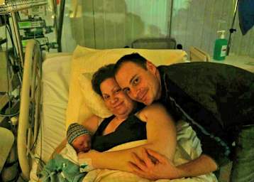 Die junge Familie Schützbach: Rune, Patricia und Sirg