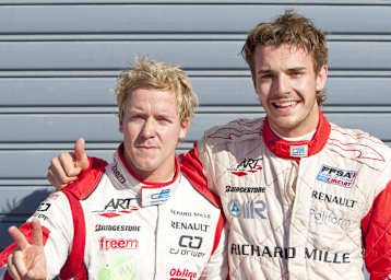 Alte Freundschaft: Sam Bird und Jules Bianchi waren zeitweise Teamkollegen in den Nachwuchsserien GP2 Asia und GP2
