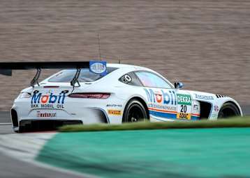 Der Mercedes-AMG GT3 von Nicolai Sylvest/Yelmer Buurman auf dem Sachsenring