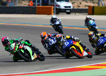 Scott Deroue führt das Feld in Aragón an