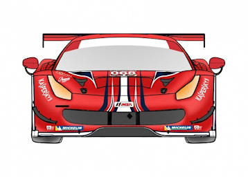 So soll der Ferrari 488 GTE von Scuderia Corsa aussehen