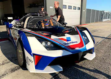 Der KTM X-Bow GT4 Evo bei Testfahrten