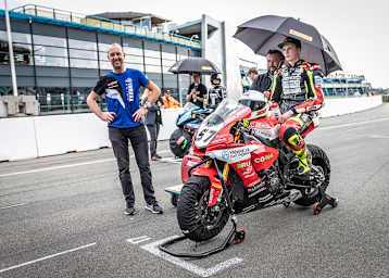 Sepp Buchner mit Kevin SIeder