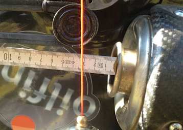 Der Schalldämpfer an Martin Smolinskis Bike war 32 mm zu kurz montiert