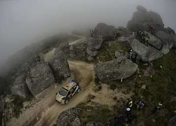 Henning Solberg/Ilka Minor bei der Rallye Portugal
