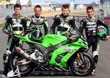 Nicolas Salchaud, Fabien Foret, Gregory Leblanc und Matthieu Lagrive (v.l.)