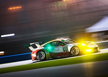 Schon beim Daytona-Test unterwegs: Der Porsche 911 GT3 R von Frikadelli Racing