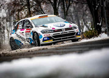 Vojtěch Štajf im VW Polo GTI R5 beim Prager Rallye-Sprint
