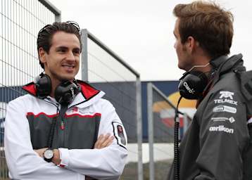 Adrian Sutil mit Giedo van der Garde: Kein Platz bei Sauber