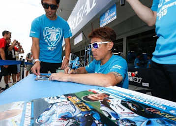 Noriyuki Hagas Autogramm ist noch immer sehr begehrt  