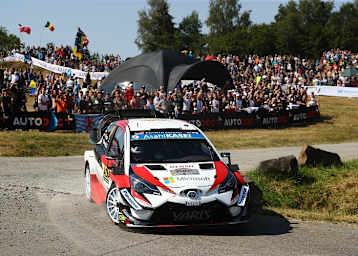 Ott Tänak bei seinem Sieg 2018