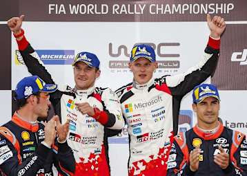 Die Argentinien-Sieger Martin Järvejoa und Ott Tänak