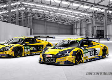 So sollen die Audi R8 LMS vom Team EFP by TECE aussehen