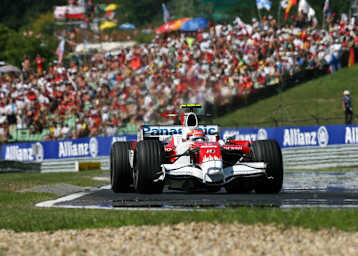 Timo Glock eroberte in Ungarn 2008 den zweiten Platz - und bescherte Toyota damit das bis dato beste Ergebnis