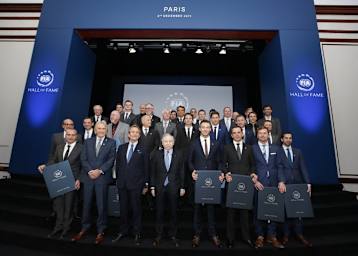 Die anwesenden Sportwagen-Weltmeister rund um FIA-Präsident Jean Todt