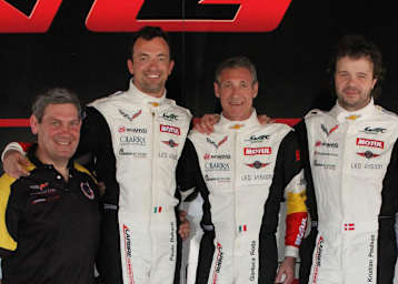 Teamchef Jack Leconte, Ruberti, Roda und Poulsen