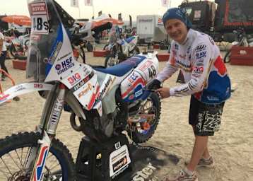 Selbst ist der Mann: Jürgen van den Goorbergh muss sein Bike selbst in Schuss halten