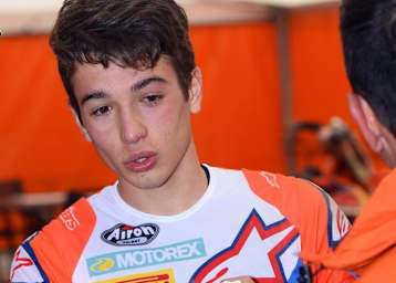 Tom Vialle gab in Mantova sein Debür im KTM-Werksteam