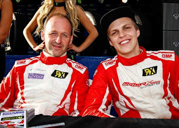 Manfred Stohl (li.) und Chris Brugger