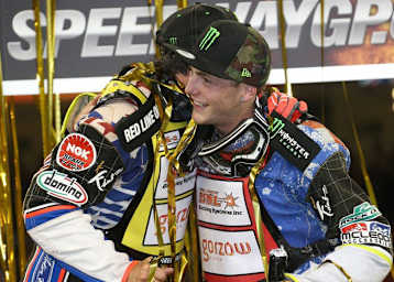 Darcy Ward (re.) mit Greg Hancock