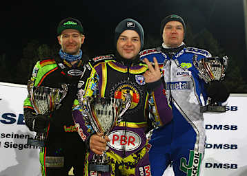 Die Top-3: Hans Weber, Max Niedermaier und Stefan Pletschacher (v.l.)