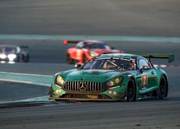 Sieger der 24 von Dubai: Der Mercedes-AMG GT3 von Black Falcon