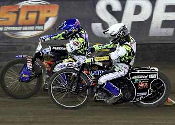 Tai Woffinden (108) gegen Greg Hancock