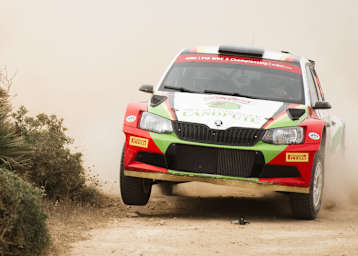 Nach technischen Problemen nach zwei Etappen Sechster in der WRC2 – Skoda-Privatfahrer Armin Kremer