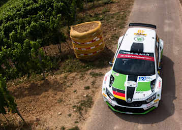 Motor sprang nicht mehr an – Fabian Kreim im Skoda Fabia R5 