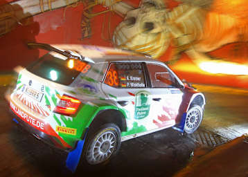 Der deutsche Skoda-Pilot Armin Kremer im Untergrund von Guanajuato