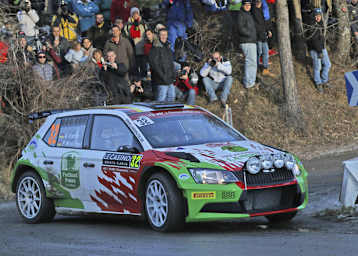 WRC2-Zweiter nach der ersten Etappe – der deutsche Skoda-Pilot Armin Kremer